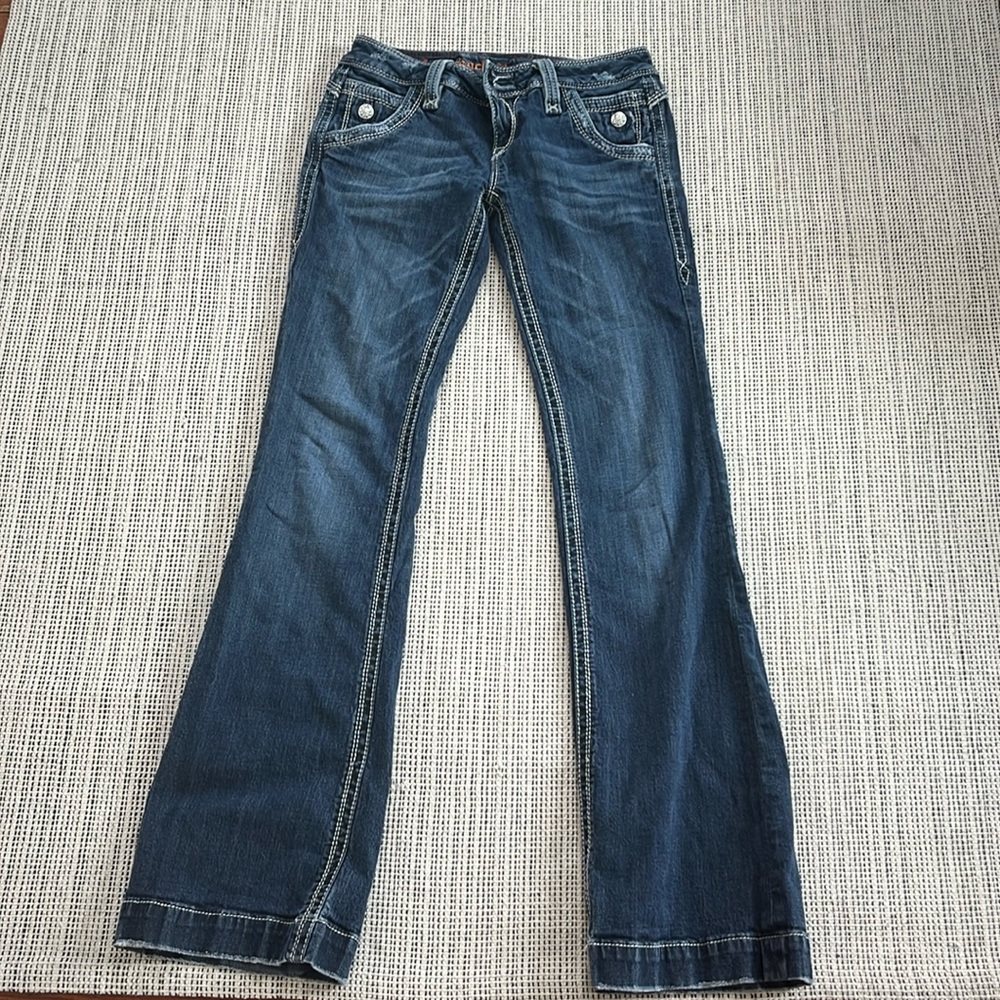 NWT Rock Revival Elizabeth Wide Leg Jeans Size 27